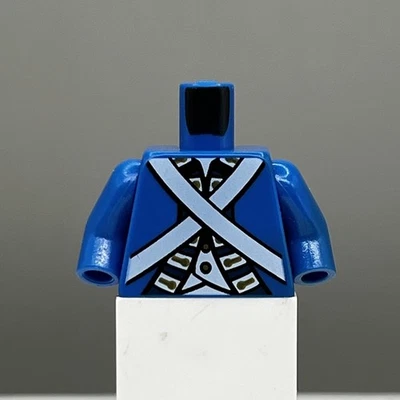 Lego Mini Figura Torso Soldado Azul / Lego Piratas - Minifigura Partes del Cuerpo / Ciudad Foto 1 de 2
