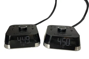 Set 2 Brandstand CubieTime BPECT Hotel Alarm Clock w/2 USB & 2 Outlets *VIDEO!* - Picture 1 of 13