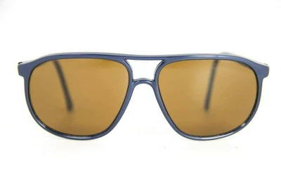 Gafas de sol Vuarnet 017 azules vintage raras PX2000 lentes minerales de vidrio marrón Foto 1 de 4