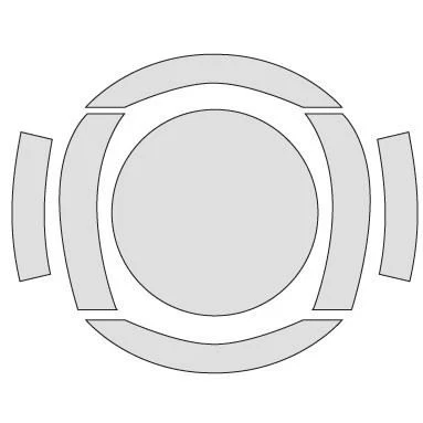 Eazi-Grip Dashboard Protector Clear Triumph Scrambler 1200 XC 2019 - 2025 - Image 1 of 1