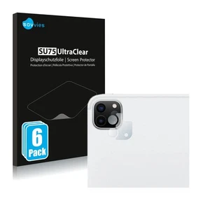 6x Film Protection Ecran pour Apple iPad Pro 12.9" 2022 (Caméra UNIQUEMENT) - Photo 1/11