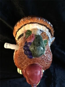 1997 HOLIDAY GRAVY SERVER TURKEY SCHÖNE DETAILS FARBEN HERBST THANKSGIVING - Bild 1 von 15