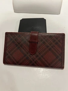 Portafoglio lungo Polo Ralph Lauren marrone a quadri - Usato in ottime condizioni - Foto 1 di 4