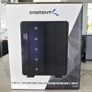 Sabrent 5-bay 3.5” SATA Hard Drive Tray-less Docking Station - Picture 1 of 7