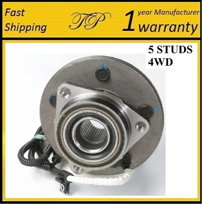 Conjunto de rolamento de cubo de roda dianteira para FORD F-150/LOBO 2000-2004 (4WD, 5 PARAFUSOS PRISIONEIROS) - Imagem 1 de 3