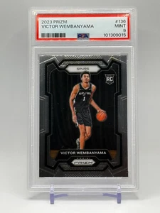 Victor Wembanyama 2023-24 Panini Prizm Basketball Rookie #136 PSA 9 MINT Spurs - Picture 1 of 2