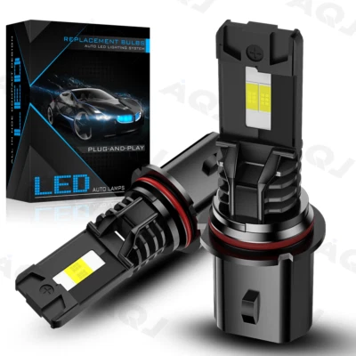 9007 HB5 LED Headlight Bulbs For International Truck 4300 4400 Series 2003-2012 - Image 1 of 4