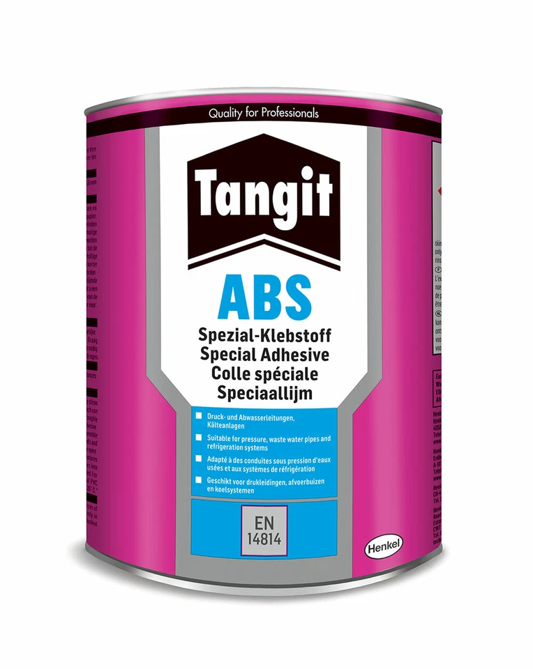 Tangit ABS pegamento especial 650 g lata unión adhesiva resistente a los golpes hasta -40 °C adhesivo - Imagen 1 de 1