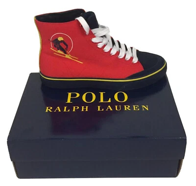 Polo Ralph Lauren Mens Solomon Ski Patch Sneakers New in Box Size: 8 D - Image 1 of 4