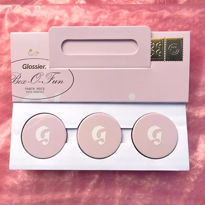 🌟🎉 Glossier PARTY POTS Kit - Shimmer - Buzz Click Twist BRAND NEW! RARE! - Image 1 of 4