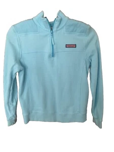Vineyard Vines Sweatshirt. Girl's Youth Size XS. Blue.100% Cotton. 1/4 Zip Close - Picture 1 of 14