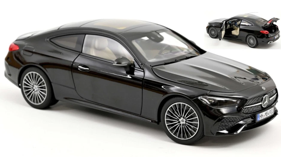 MERCEDES CLE COUPE' 2024 OBSIDIAN BLACK METALLIC  1:18 183937 Norev - Immagine 1 di 1