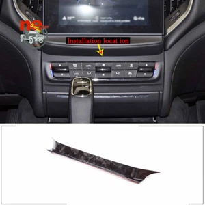 Forged Style Fiber Air Condition Switch Upper Trim For Maserati Ghibli 2014-2015 - Picture 1 of 9
