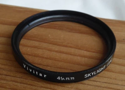 Vivitar 49mm Skylight (1A)   Filter Made in Japan - Image 1 of 2
