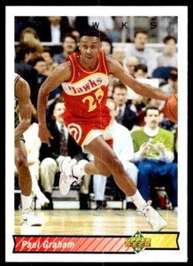 1992-93 Upper Deck Basketball Card Paul Graham Atlanta Hawks #146