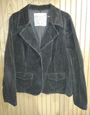Woman Sonoma Brown Corduroy Blazer Jacket Size 1X - Image 1 of 4