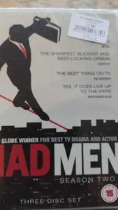MADMEN COMPLETE SEASON 2- 3 DISC SET DVD NEW SEALED FREE SAME DAY 1ST CLASS PO - Picture 1 of 2