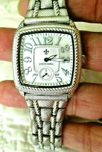 Judith Ripka Stainless Steel Silver Cushion Watch Bracelet Size X-SMALL Gift Box - Picture 1 of 11