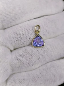Natürlicher Amethyst Charm Anhänger 925 Silber & Silber Handarbeit Halskette - Top G - Bild 1 von 4