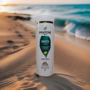 PANTENE PRO-V Smooth & Sleek 2 in 1 Shampoo and Conditioner, 12.0 FL Oz - Picture 1 of 3