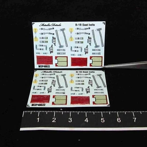 Rockwell B-1B Lancer Sicherheitsgurte 3D Decals Maßstab 1:48 MDP48022 für Flugzeugmodell - Bild 1 von 10