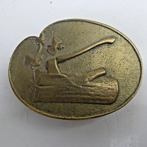 Vintage Pfadfinder Amerikas Holz Abzeichen Schnalle BSA Perlen Axt SELTEN RARITÄT rar - Bild 1 von 9