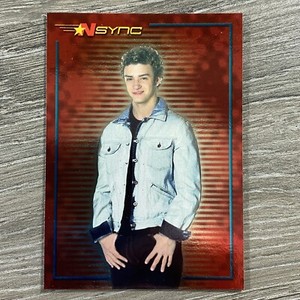 2000 Topps *NSYNC Fit as a Fiddle #45 Justin Timberlake RC Red Foil