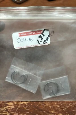KIMPEX NOS 16MM BOGIE CLIP C09-16  PRICE IS FOR 4 CLIPS                   #0030 - Image 1 of 2