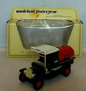 MATCHBOX Models of Yesteryear Y-3 Ford Model T Tanker BP British PetroI ISSUE 4 - Picture 1 of 6