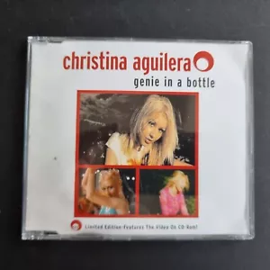 CHRISTINA AGUILERA - GENIE IN A BOTTLE - UK CD SINGLE - INCLUDES VIDEO TRACK - Picture 1 of 2