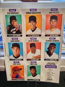 1998 Got Milk MLB Promo Cards - Uncut Sheet - Picture 1 of 2