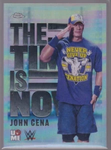 WWE Topps Chrome 2025 John Cena The Time Is Now TIN-14 Sports Card - Picture 1 of 3