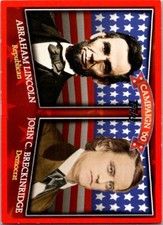 2008 Topps Historical Campaign Match-Ups #HCM-1860 Lincoln VS Breckinridge