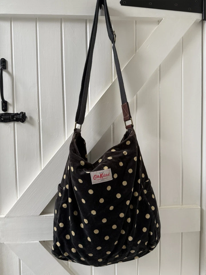 Cath Kidston Velvet Leather Tote Bag - Image 1 of 4