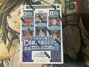 NEW 2021-22 Panini Contenders NBA Basketball Blaster Box 1 Auto or Memorable - Picture 1 of 9