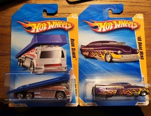 2X - 2010 Hot Wheels New Models - '49 Drag Merc & Back Slider - Picture 1 of 7
