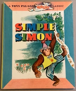 VG 1959 HC First Edition Tony Palazzo Nursery Classic Simple Simon - Picture 1 of 9