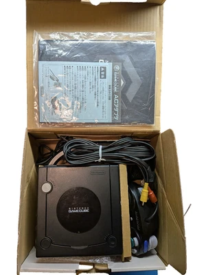Nintendo GameCube Jet Black | Complete In Box CIB | Japanese NTSC-J | Tested - Image 1 of 4