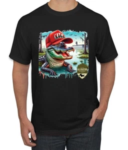 Camiseta para hombre Alligator Alcatraz Everglades divertida inmigración americana - Imagen 1 de 28