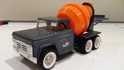 rare 1960's vintage Structo Cement Mixer Dump Dodge pickup pressed steel truck - Image 1 of 4