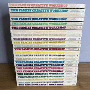 The Family Creative Workshop Complete Set w/ Index Hardcover Vintage Books Read - Imagen 1 de 24