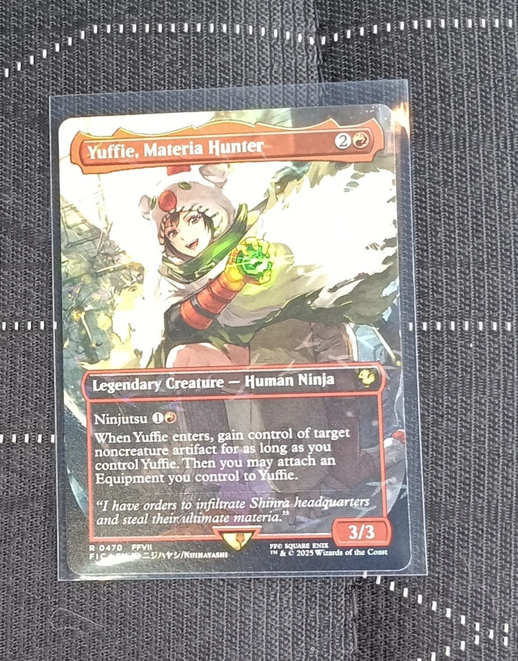 Yuffie Materia Hunter Chocobo Track Foil Final Fantasy MTG Magic NM - Image 1 of 1