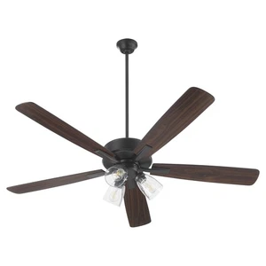 Matte Black 52"Ceiling Fan from the Ovation Collection - Picture 1 of 2