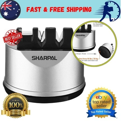 SHARPAL 191H Pocket Kitchen Chef Knife and Scissors Sharpener for Straight and S - image 1 of 4