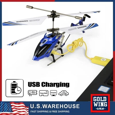 Syma S107G RC Helicopter 3.5CH Alloy Remote Control Gyro Toy Gift for Adult &Kid - Image 1 of 4