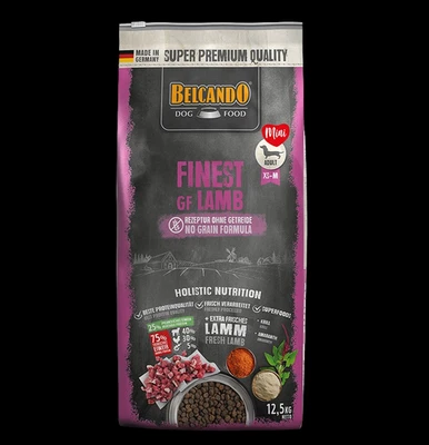 Belcando Finest GF LAMB 12,5 kg Trockenfutter Hundefutter XS-M Lamm getreidefrei - Bild 1 von 3
