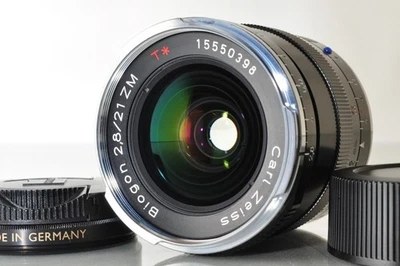[EXCELLENT]Carl Zeiss Biogon T* 21mm F/2.8 ZM Black Lens for Leica M Mount #6442 - Image 1 of 4