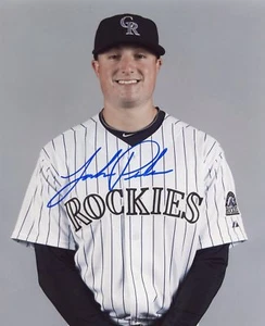 JORDAN PACHECO COLORADO ROCKIES SIGNED 8X10 PHOTO W/COA - Picture 1 of 1