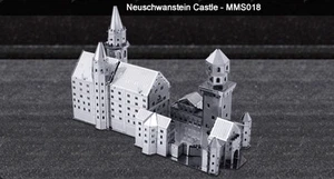Metal Earth Neuschwanstein Castle 3D Metal  Model + Tweezer  010183 - Picture 1 of 4