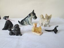 ceramic miniatures animals figurines vintage lot